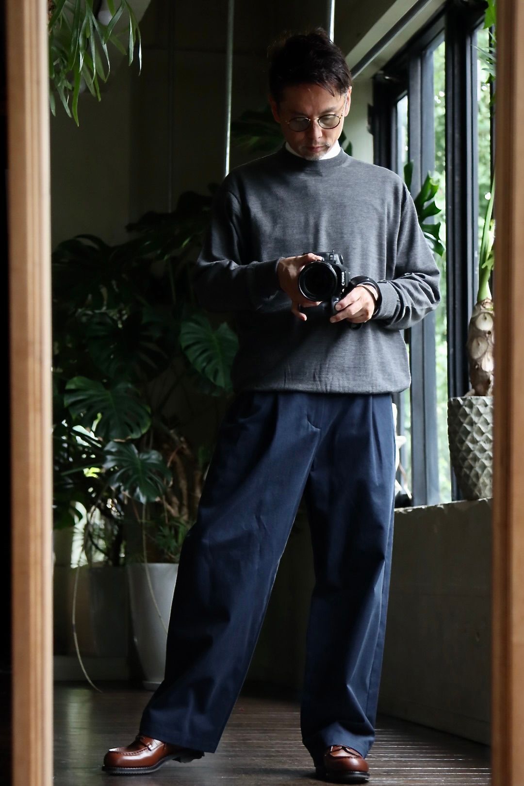 A.PRESSE - アプレッセ22FW L/S Knit T-Shirt (22AAP-03-02H)GRAY | MARK