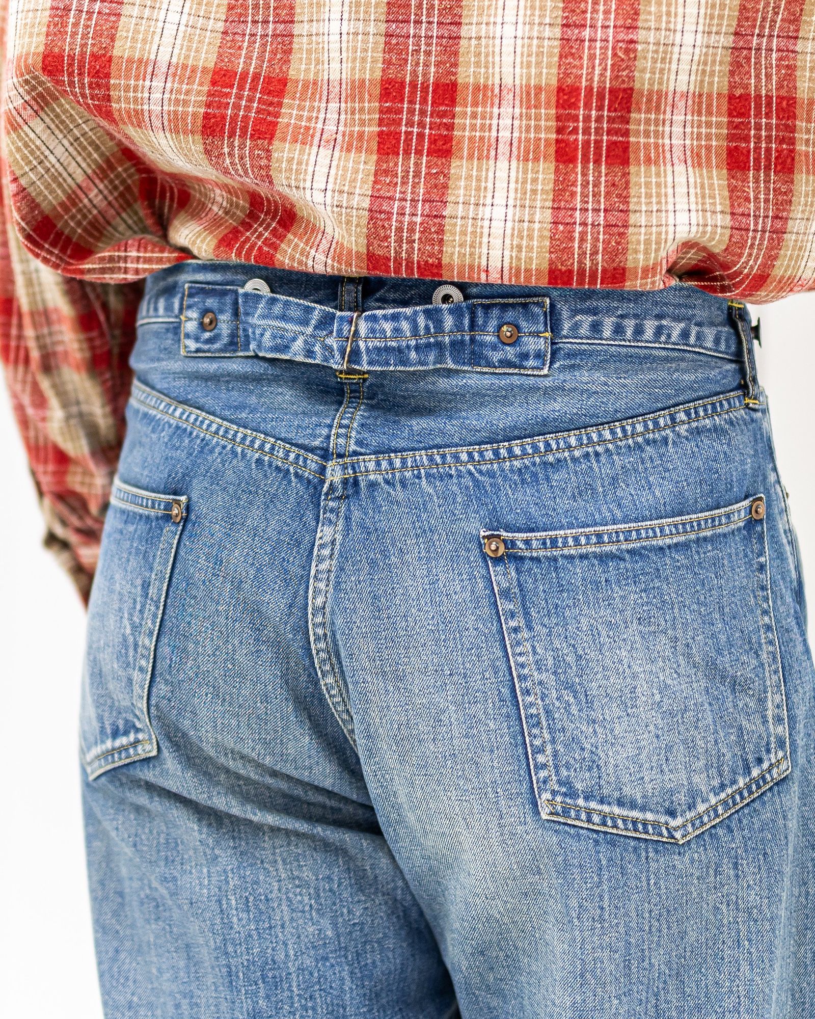 さ*い様 Vintage Cotton Silk Nep Twill Check Vintage Cotton Silk