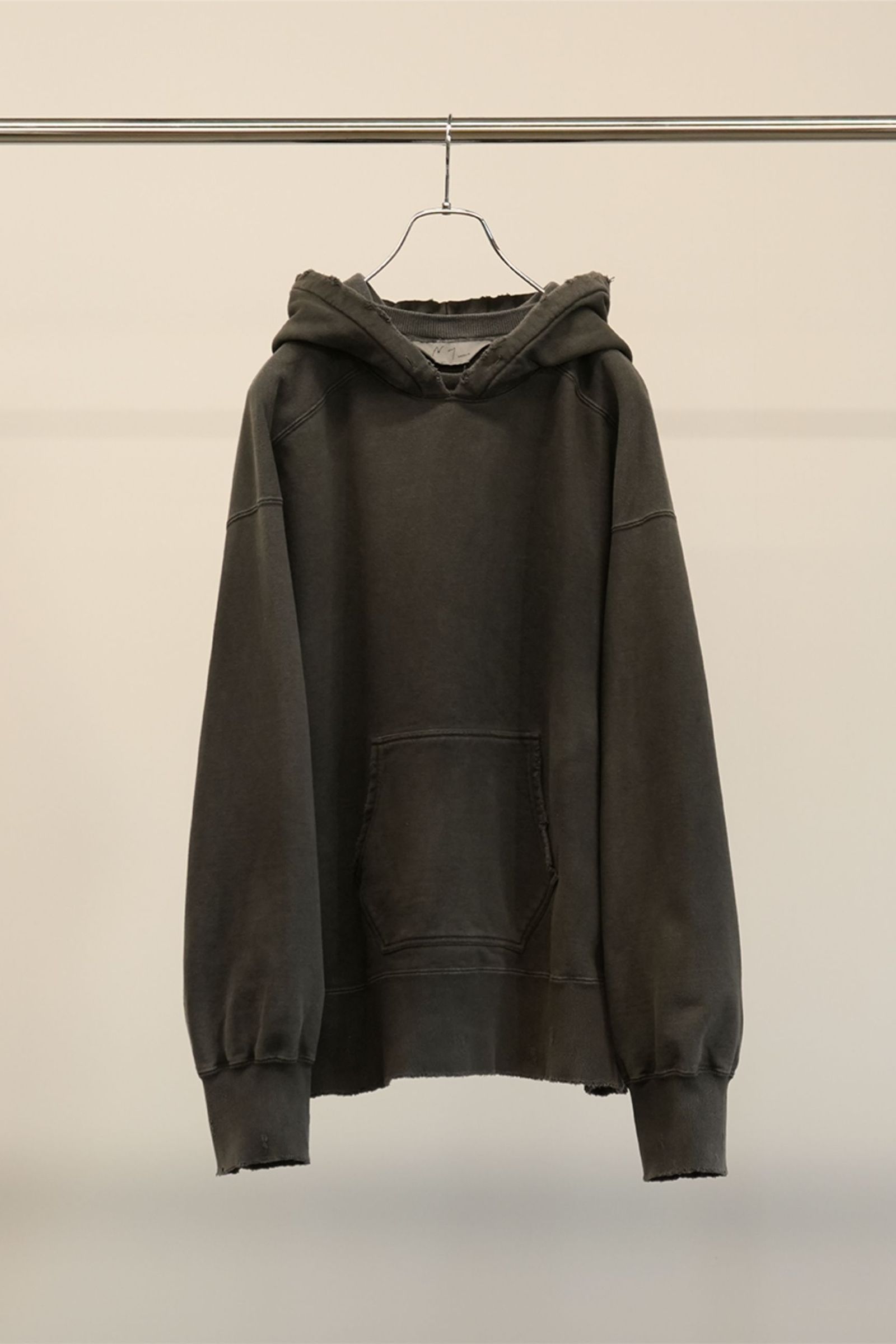 ANCELLM - DYED DAMAGE HOODIE | GREEN | フーディー | NapsNote