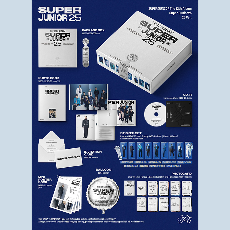SUPER JUNIOR The 12th Album『Super Junior25』
