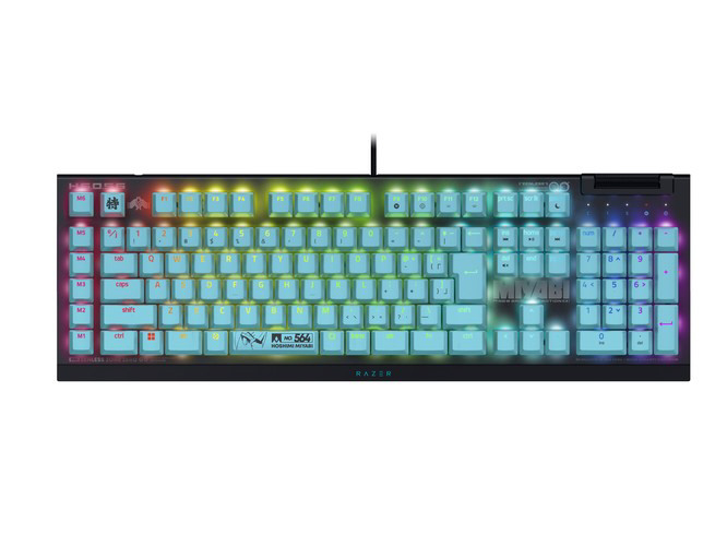 ゲーミングキーボード BlackWidow V4 X(グリーン軸)「Razer×ゼンレス