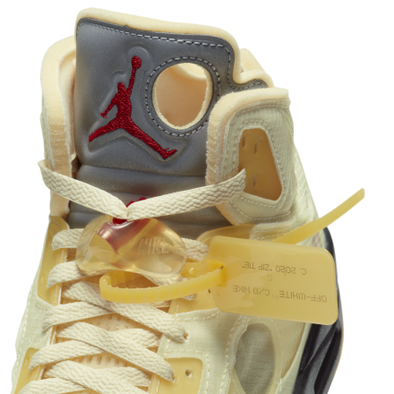 国内抽選受付中】オフホワイト × ナイキ エアジョーダン 5 セイル