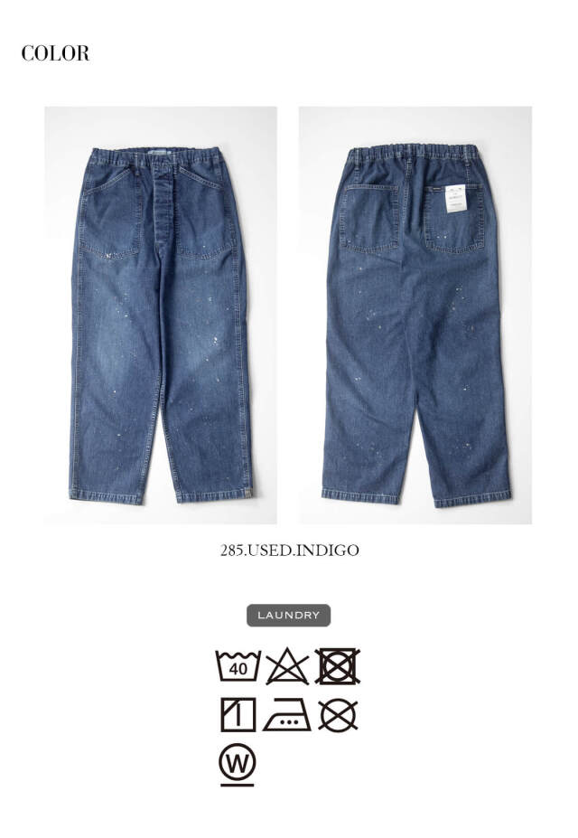 OMNIGOD オムニゴッド ペイント＆エイジング加工 11オンスデニム PW