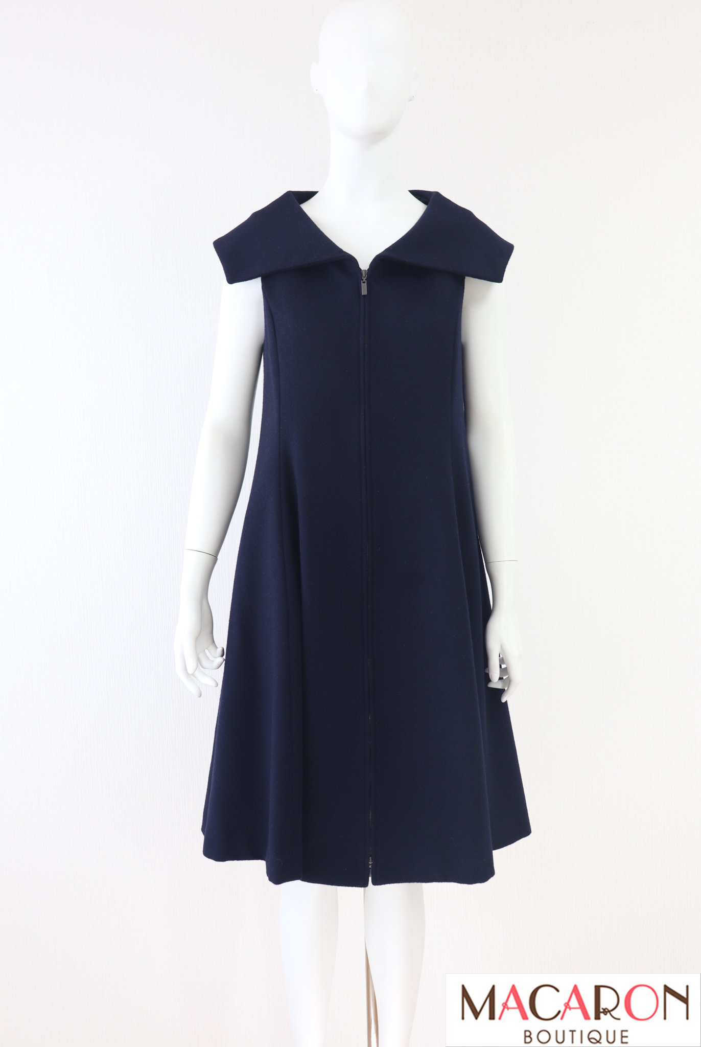 FOXEY BOUTIQUE(フォクシー) Iris ウールカシミヤワンピース（ジレ） 43981