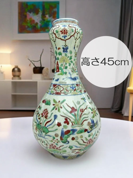 景徳鎮の壺・中国陶磁器通販｜景徳鎮 花瓶・壺｜ガーデンアート増樹