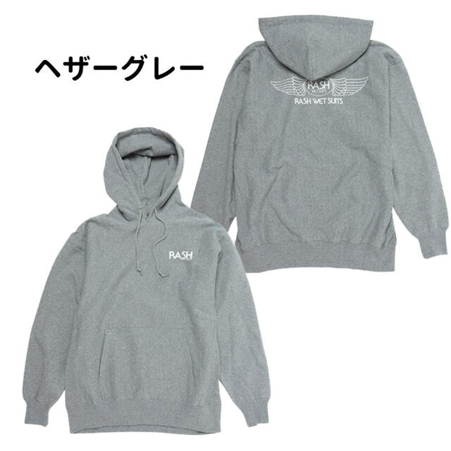 2025 RASH ラッシュ 羽バック プルオーバー パーカー メンズウェア