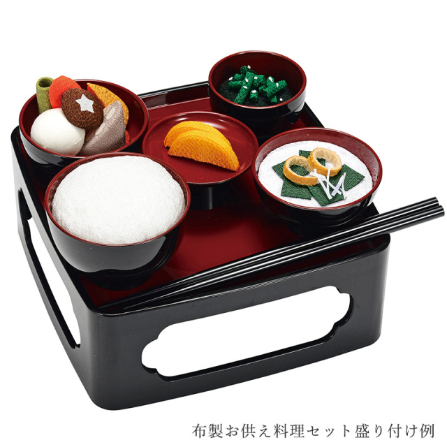 木製膳（PC椀）世伝仏膳 朱