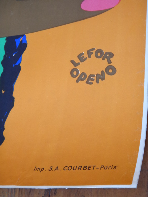 ルフォール・オプノ ジタン ヴィンテージポスター Lefor Openo GITANES