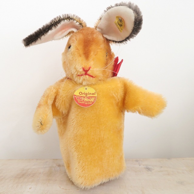 アンティーク シュタイフ ハンド パペット ウサギ Steiff 17cm