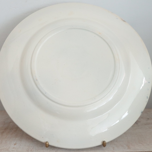 アンティークプレート 皿 CHANTEURS ベルギー ボッホ製 Boch Freres