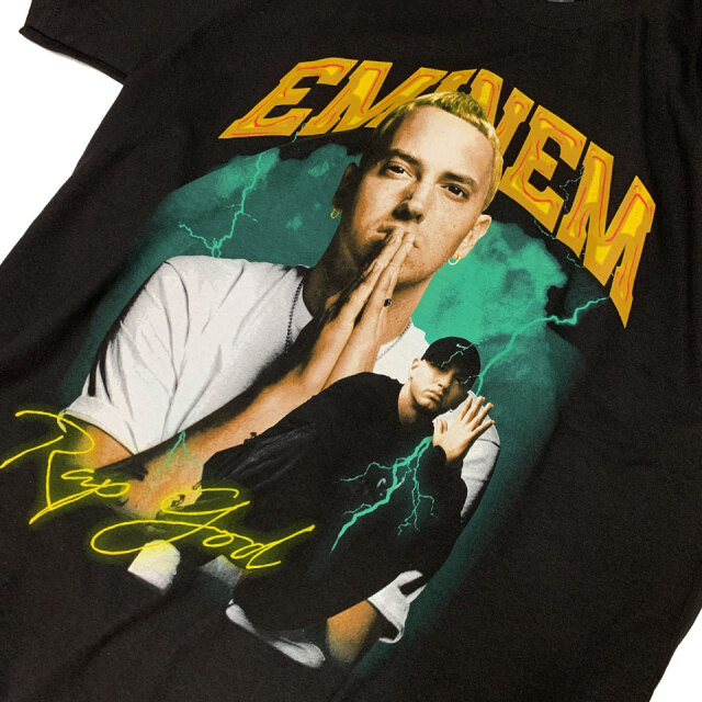 激レア 美品Eminem The Real Slim Shady Vネックシャツ 激レア 美品