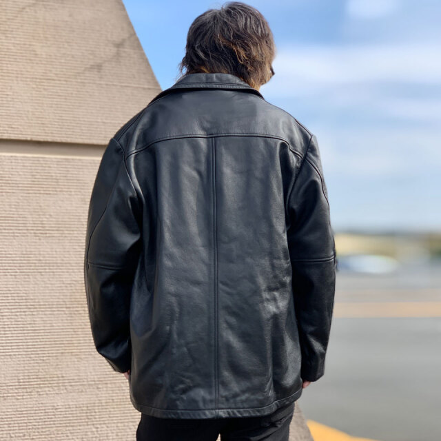 TOWN CRAFT / LEATHER BPP CAR COAT
