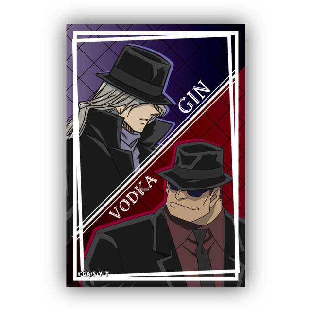 名探偵コナン スクエア型缶バッジVol.3 ジン＆ウォッカ