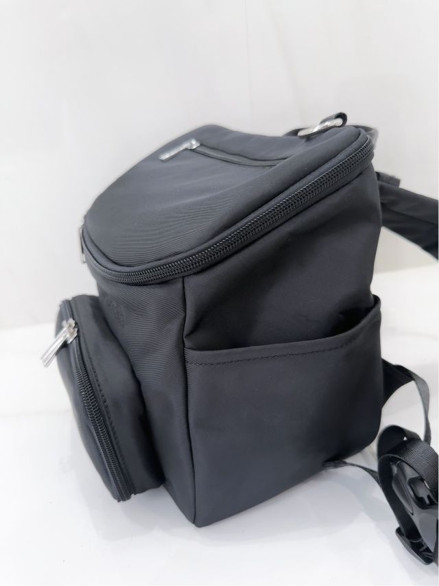 selva secreta】compact BACKPACK A-type(black×black logo)