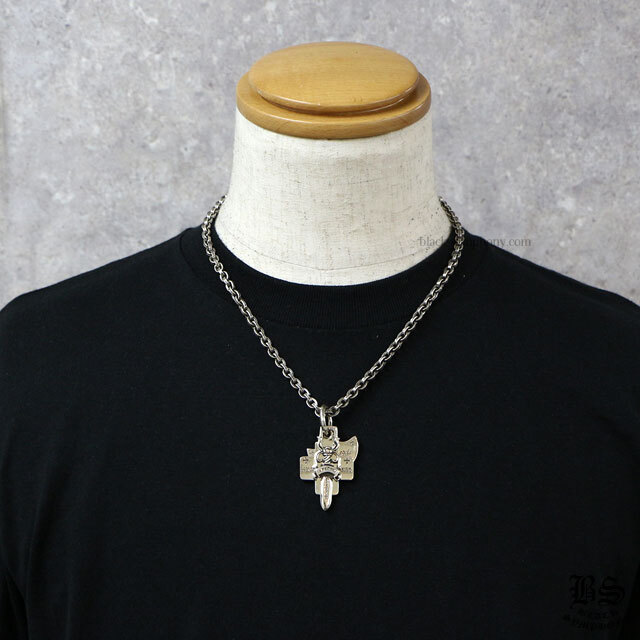 クロムハーツ3トリンケッツペンダントwithペーパーチェーン20インチ