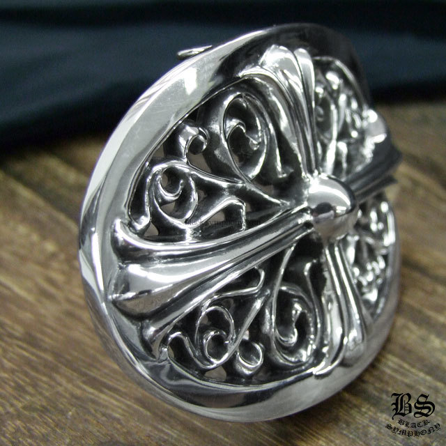 クロムハーツクラシックオーバルクロスバックル1.5(ベルトなし)|クロム