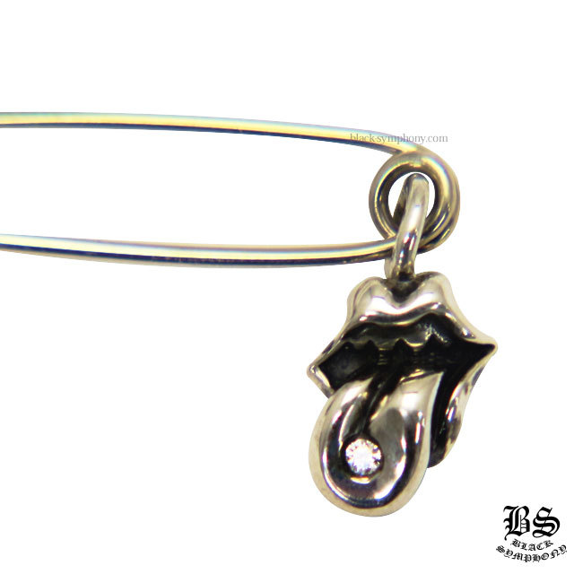 クロムハーツリップ＆タンCHプラスセーフティピンwithダイヤモンド