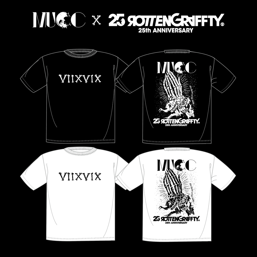ROTTENGRAFFTY 】MUCC × ROTTENGRAFFTY Wネーム T-shirt