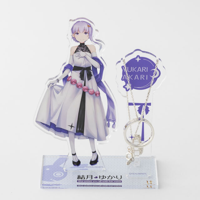 結月ゆかり＆紲星あかり ジュエリーアクリルスタンド Yukari