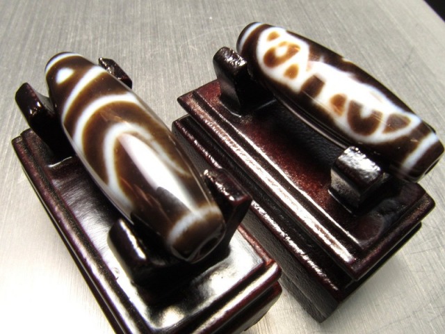 龍仏眼 梵字天珠 36mm-39mm前後 1個売り チベット発祥の厄除け・開運