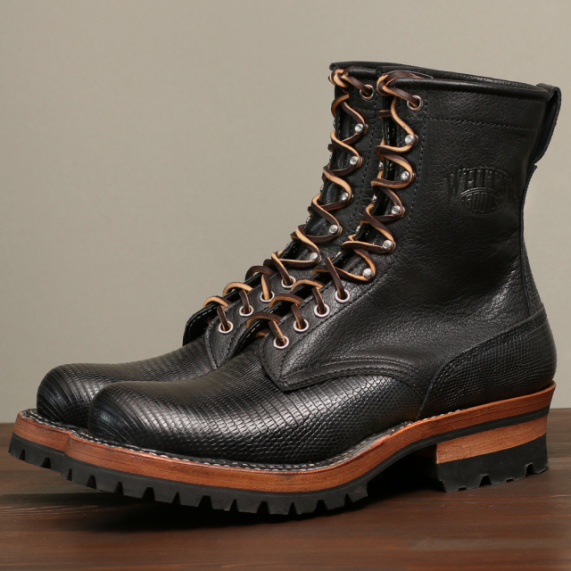 ホワイツ] WHITE'S BOOTS Classic Work Boot C461 Last Black Lizard