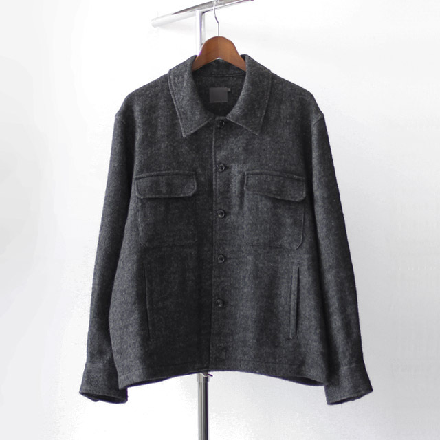 comm. arch. / Wool Linen Tweed Shirt Jacket - Fuzz 東京 新宿