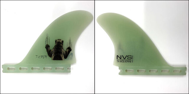 ショートボード用フィン NVS Fin フィン TAYLOR KNOX Wolverine TWIN+
