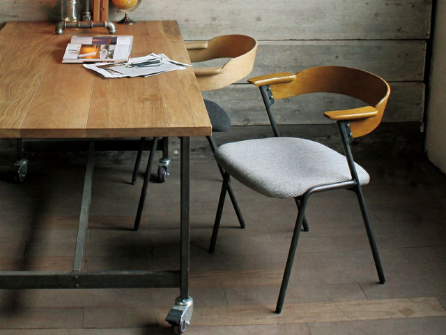 danis short arm chair BR ダニスショートアームチェアBR a.depeche