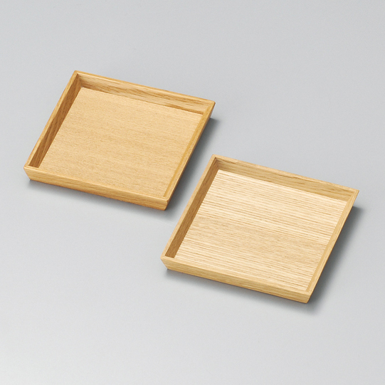 菊銘々皿 5.0 朱/溜 5枚セット 漆塗り FC29-7/8 漆器の井助