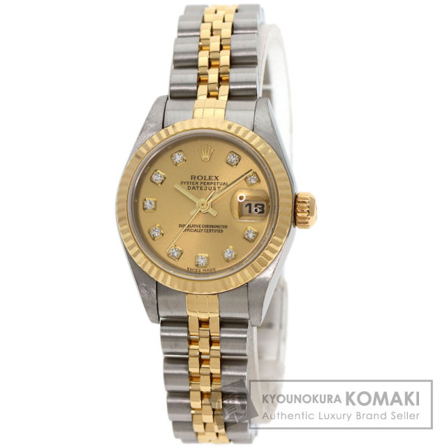 ROLEX ロレックス 79173 デイトジャスト 10P ダイヤモンド 腕時計