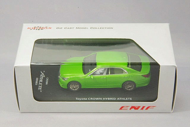 ENIF 1/64 トヨタ クラウン アスリート S 2015 若草色