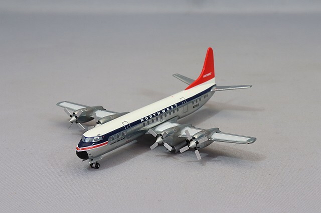 ジェミニジェッツ 1/400 ロッキード L-188C ノースウエスト航空 A/L