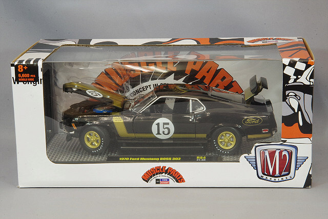 M2マシーン 1/24 1970 フォード マスタング BOSS 302 グロスブラック