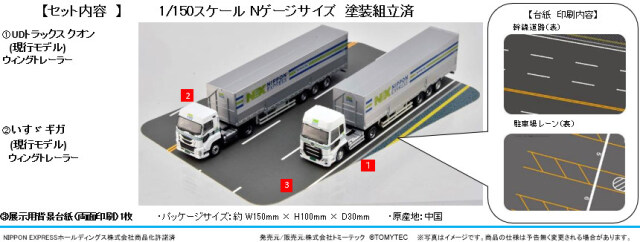 トミーテック トレーラーコレクション 1/150 NX 日本通運 ウィング