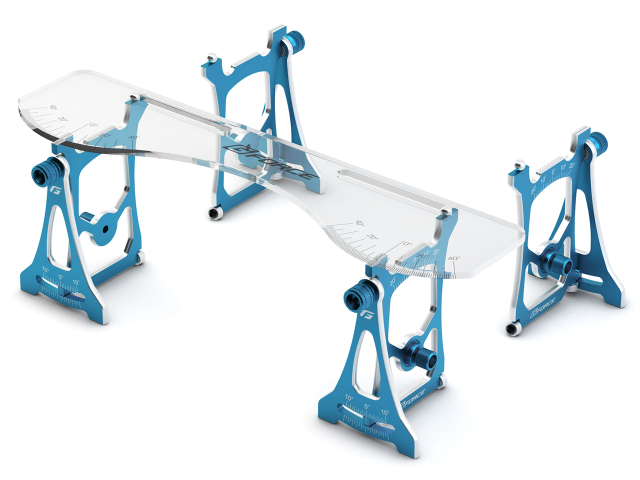 G-FORCE 1/10ツーリングカー用セットアップシステムV2（ブルー） Set