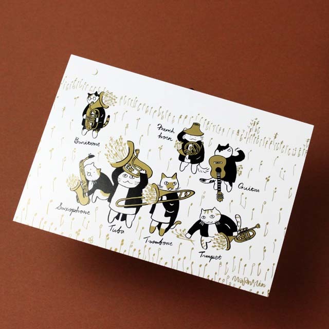 Classic Cat 絵葉書 《恵みの秋 Brass》 100251 音楽雑貨