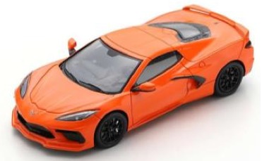 予約] スパーク 1/43 シボレー コルベット C8 2019 オレンジ S5062
