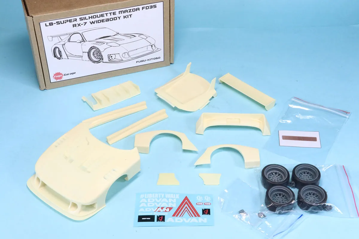Fuguガレージ 1/24 トランスキット LB スーパー シルエット マツダ RX