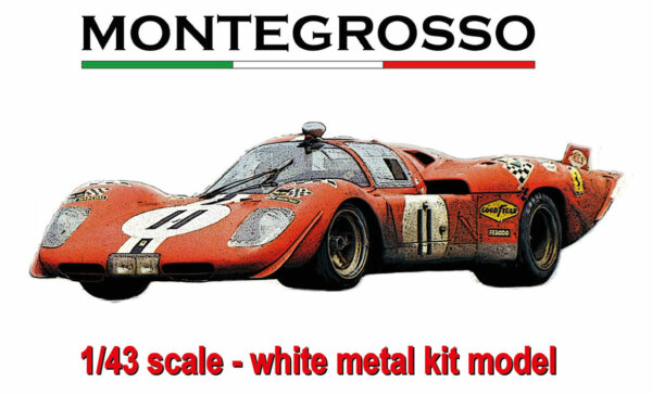 タメオ 1/43 メタルキット フェラーリ 512S ルマン 1970 N.A.R.T No.11