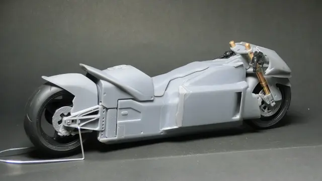 DETTe 1/12 3Dプリントキット モビテック EV-01Z EVバイク ボンネビル
