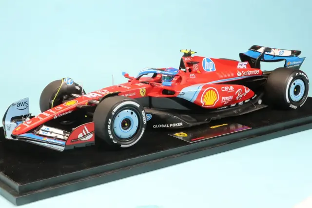 ルックスマート 1/43 フェラーリ SF-24 バーレーンGP 2024 C.サインツ
