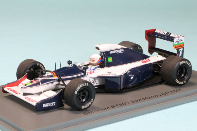 スパーク 1/43 ブラバム BT60Y サンマリノGP 1991 M.ブランドル S7440