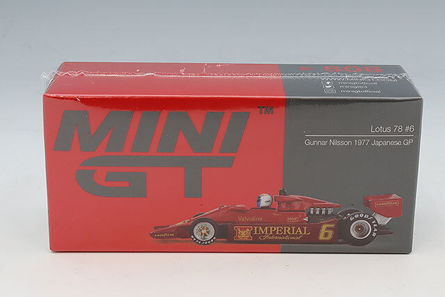 TSM ミニGT 1/64 ロータス 78 F1 1977 日本グランプリ #6 G.ニルソン