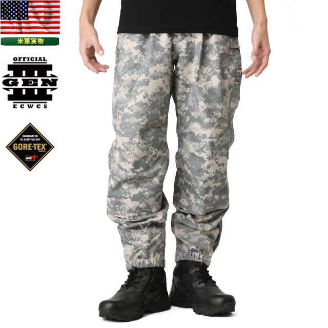 米軍 ECWCS Gen3 LEVEL6 GORE-TEXパンツ ACU ゴアテックス 米軍放出品
