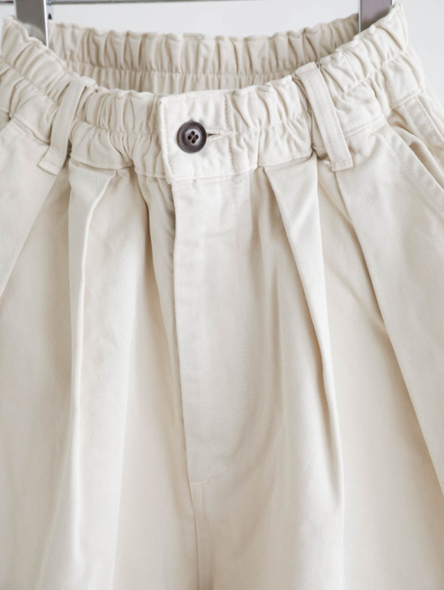 HARVESTY ハーベスティ｜チノサーカスパンツ（アイボリー）