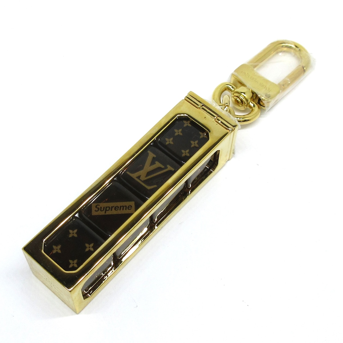 ルイヴィトン/キーホルダー(チャーム)/ゴールド×ダークブラウンの買取