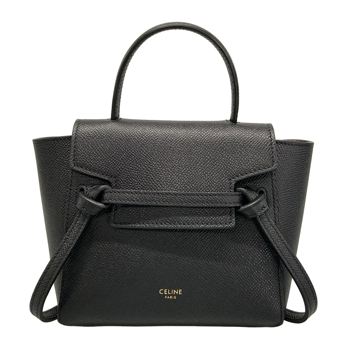 CELINE(セリーヌ) ハンドバッグ ベルトバッグ ピコ 黒（19291239）中古