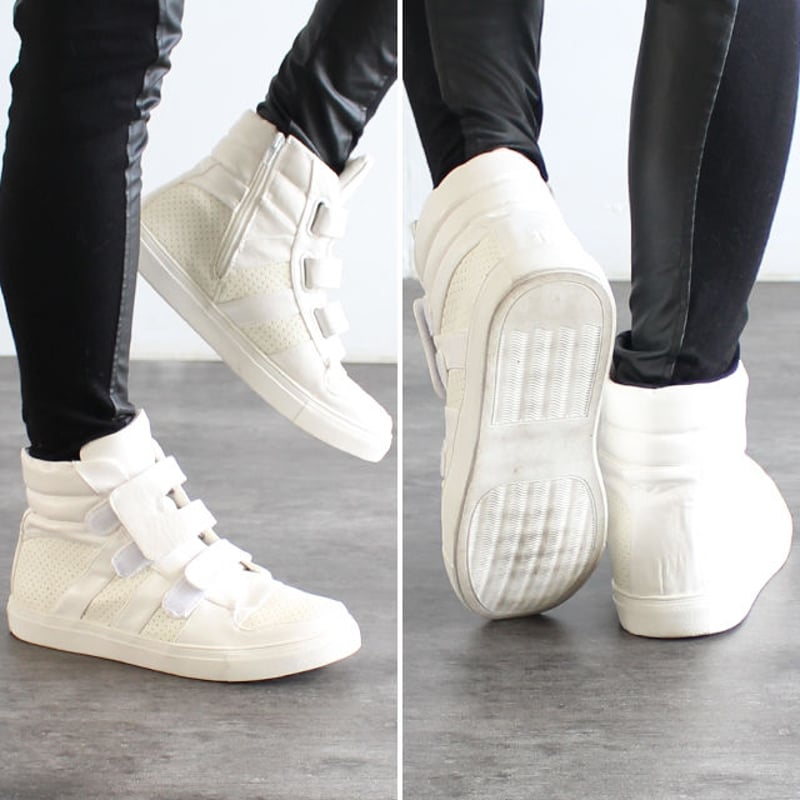 albino select】 ベルクロ型ハイカットスニーカー | albino