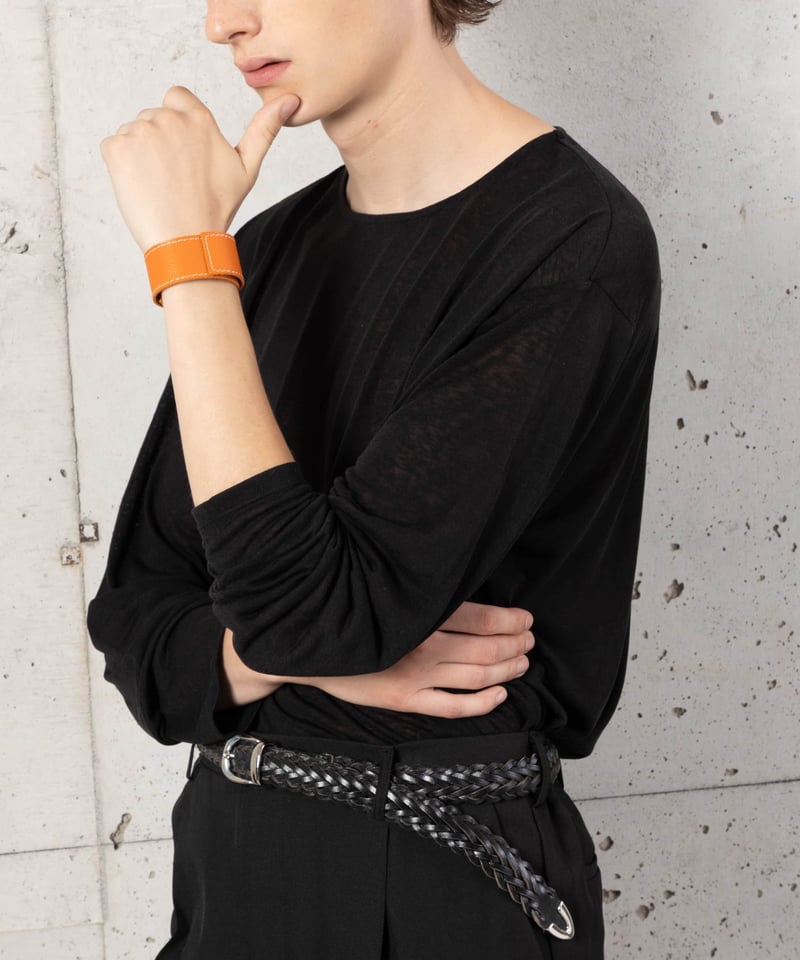 MB ULTIMATE FABRIC レザーブレスレット by アノネイ | MB -ther