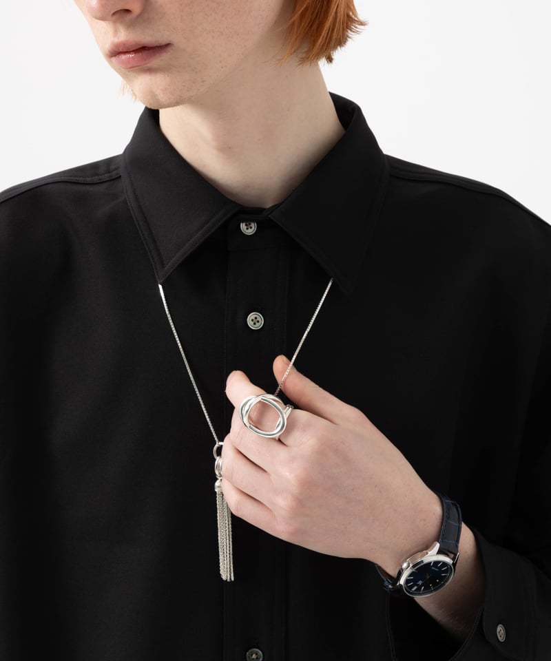 OX JEWELRY High-End SILVER CLASSIC TASSEL NECKL